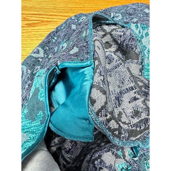 SUSAN GRAVER Artisan Embellished Snap Close Tapestry Jacket Size 6 - Picture 7 of 11